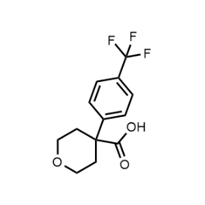 4-(4-(Trifluoromethyl)phenyl)tetrahydro-2H-pyran-4-carboxylic acid|CS-0452726