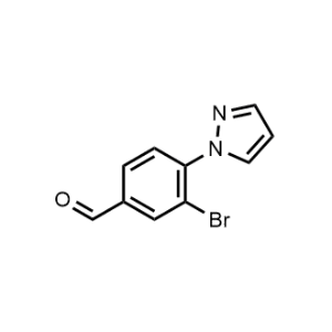 3-Bromo-4-(1H-pyrazol-1-yl)benzaldehyde|CS-0452910