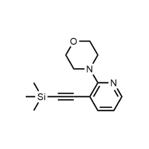 4-(3-((Trimethylsilyl)ethynyl)pyridin-2-yl)morpholine|CS-0453009