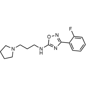 3-(2-Fluorophenyl)-N-(3-(pyrrolidin-1-yl)propyl)-1,2,4-oxadiazol-5-amine|CS-0453033
