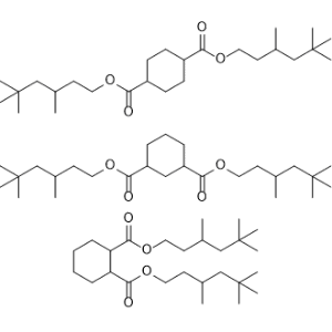 Bis(3,5,5-trimethylhexyl) cyclohexane-1,2-dicarboxylate compound with bis(3,5,5-trimethylhexyl) cyclohexane-1,3-dicarboxylate and bis(3,5,5-trimethylhexyl) cyclohexane-1,4-dicarboxylate (1:1:1)|CS-0453079