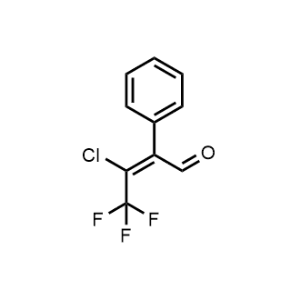 (E)-3-chloro-4,4,4-trifluoro-2-phenylbut-2-enal|CS-0453430