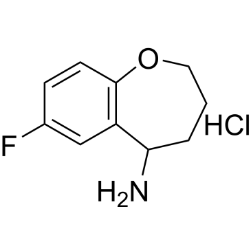 7-Fluoro-2,3,4,5-tetrahydrobenzo[b]oxepin-5-amine hydrochloride|CS-0453760