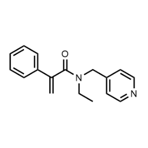 N-ethyl-2-phenyl-N-(pyridin-4-ylmethyl)acrylamide|CS-0453816