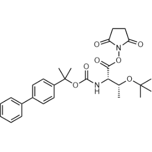 2,5-Dioxopyrrolidin-1-yl N-(((2-([1,1'-biphenyl]-4-yl)propan-2-yl)oxy)carbonyl)-O-(tert-butyl)-L-threoninate|CS-0454366