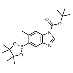 Tert-butyl 6-methyl-5-(4,4,5,5-tetramethyl-1,3,2-dioxaborolan-2-yl)-1H-benzo[d]imidazole-1-carboxylate|CS-0454367