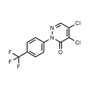 4,5-Dichloro-2-(4-(trifluoromethyl)phenyl)pyridazin-3(2H)-one|CS-0454409