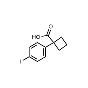 1-(4-Iodophenyl)cyclobutane-1-carboxylic acid|CS-0454460