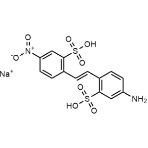 (E)-5-amino-2-(4-nitro-2-sulfostyryl)benzenesulfonic acid, sodium salt|CS-0454636
