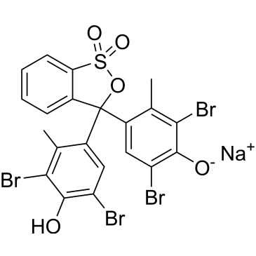 Sodium 2,6-dibromo-4-(3-(3,5-dibromo-4-hydroxy-2-methylphenyl)-1,1-dioxido-3H-benzo[c][1,2]oxathiol-3-yl)-3-methylphenolate|CS-0454808