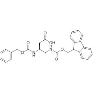 (S)-4-((((9H-fluoren-9-yl)methoxy)carbonyl)amino)-3-(((benzyloxy)carbonyl)amino)butanoic acid|CS-0455483