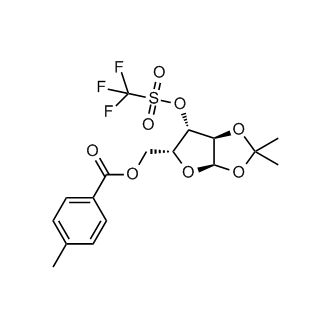 ((3AR,5R,6S,6aR)-2,2-dimethyl-6-(((trifluoromethyl)sulfonyl)oxy)tetrahydrofuro[2,3-d][1,3]dioxol-5-yl)methyl 4-methylbenzoate