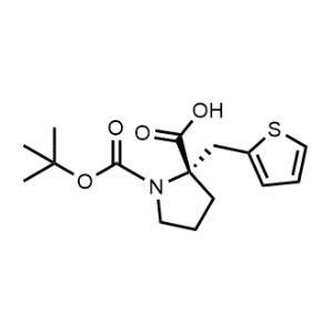 (S)-1-(tert-butoxycarbonyl)-2-(thiophen-2-ylmethyl)pyrrolidine-2-carboxylic acid|CS-0455615