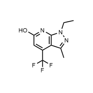 1-Ethyl-3-methyl-4-(trifluoromethyl)-1H-pyrazolo[3,4-b]pyridin-6-ol|CS-0456064