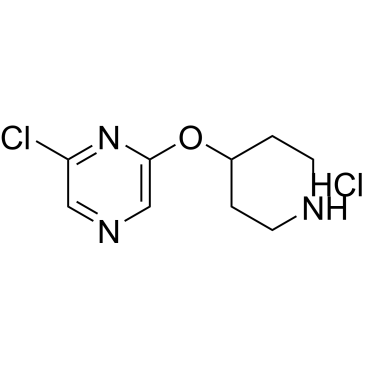 2-Chloro-6-(piperidin-4-yloxy)pyrazine hydrochloride|CS-0456156