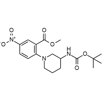 Methyl 2-(3-((tert-butoxycarbonyl)amino)piperidin-1-yl)-5-nitrobenzoate|CS-0456178