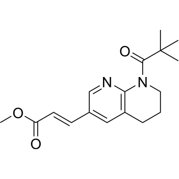 Methyl (E)-3-(8-pivaloyl-5,6,7,8-tetrahydro-1,8-naphthyridin-3-yl)acrylate|CS-0456186
