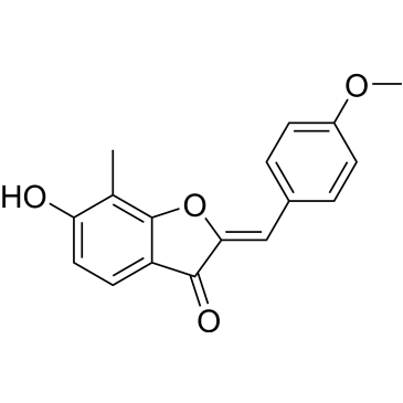 (Z)-6-hydroxy-2-(4-methoxybenzylidene)-7-methylbenzofuran-3(2H)-one|CS-0456498