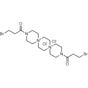 3,12-Bis(3-bromopropanoyl)-3,6,9,12-tetraazadispiro[5.2.5(9).2(6)]Hexadecane-6,9-diium chloride|CS-0456652
