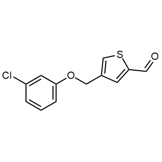 4-((3-Chlorophenoxy)methyl)thiophene-2-carbaldehyde|CS-0456725