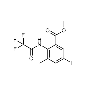 Methyl 5-iodo-3-methyl-2-(2,2,2-trifluoroacetamido)benzoate|CS-0456894