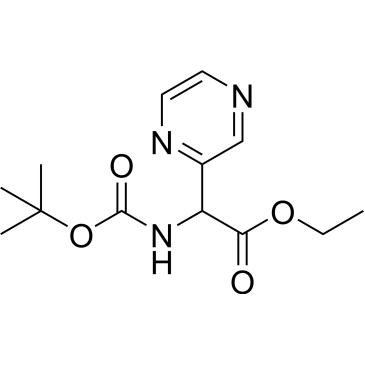 Ethyl 2-((tert-butoxycarbonyl)amino)-2-(pyrazin-2-yl)acetate|CS-0457521