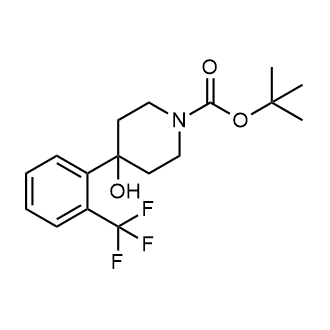Tert-butyl 4-hydroxy-4-(2-(trifluoromethyl)phenyl)piperidine-1-carboxylate|CS-0457542