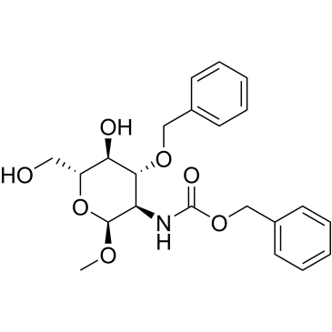 Benzyl ((2S,3R,4R,5S,6R)-4-(benzyloxy)-5-hydroxy-6-(hydroxymethyl)-2-methoxytetrahydro-2H-pyran-3-yl)carbamate|CS-0457737