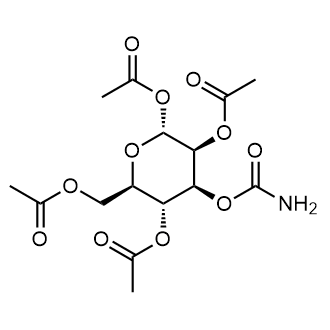 (2R,3S,4S,5R,6R)-6-(acetoxymethyl)-4-(carbamoyloxy)tetrahydro-2H-pyran-2,3,5-triyl triacetate|CS-0457843