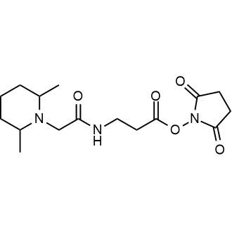 2,5-Dioxopyrrolidin-1-yl 3-(2-(2,6-dimethylpiperidin-1-yl)acetamido)propanoate|CS-0458030