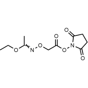 2,5-Dioxo-1-pyrrolidinyl 2-[[(1-ethoxyethylidene)amino]oxy]acetate|CS-0458392