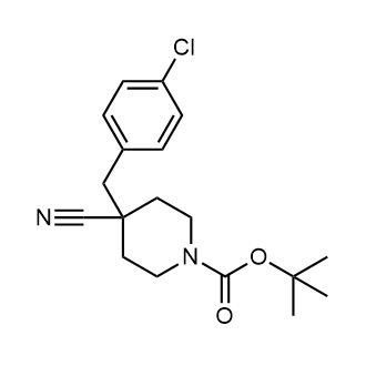 Tert-butyl 4-(4-chlorobenzyl)-4-cyanopiperidine-1-carboxylate|CS-0458482