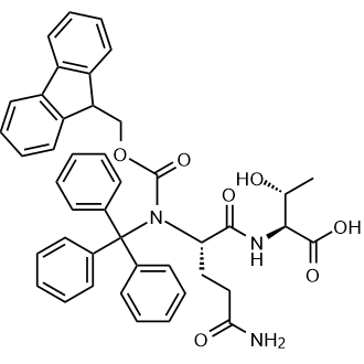 N2-(((9H-fluoren-9-yl)methoxy)carbonyl)-N2-trityl-L-glutaminyl-L-threonine|CS-0458592
