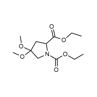 Diethyl 4,4-dimethoxypyrrolidine-1,2-dicarboxylate|CS-0458682
