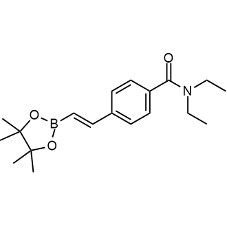 (E)-N,N-diethyl-4-(2-(4,4,5,5-tetramethyl-1,3,2-dioxaborolan-2-yl)vinyl)benzamide|CS-0458726