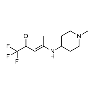 (E)-1,1,1-trifluoro-4-((1-methylpiperidin-4-yl)amino)pent-3-en-2-one|CS-0458845