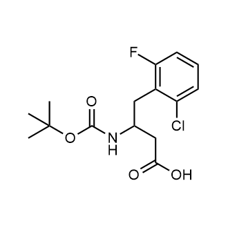 3-((Tert-butoxycarbonyl)amino)-4-(2-chloro-6-fluorophenyl)butanoic acid|CS-0458848