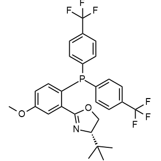 (S)-2-(2-(bis(4-(trifluoromethyl)phenyl)phosphanyl)-5-methoxyphenyl)-4-(tert-butyl)-4,5-dihydrooxazole|CS-0458922