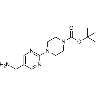 Tert-butyl 4-(5-(aminomethyl)pyrimidin-2-yl)piperazine-1-carboxylate|CS-0458933