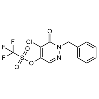1-Benzyl-5-chloro-6-oxo-1,6-dihydropyridazin-4-yl trifluoromethanesulfonate|CS-0459092