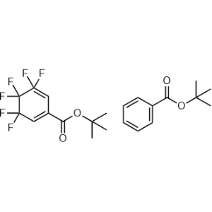 Tert-butyl 3,3,4,4,5,5-hexafluoro-5lambda5-cyclohexa-1,5-diene-1-carboxylate compound with tert-butyl benzoate 1:1|CS-0459234