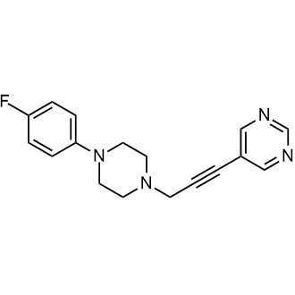 5-(3-(4-(4-Fluorophenyl)piperazin-1-yl)prop-1-yn-1-yl)pyrimidine|CS-0459263