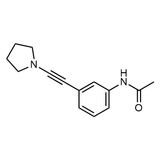N-(3-(pyrrolidin-1-ylethynyl)phenyl)acetamide|CS-0459382