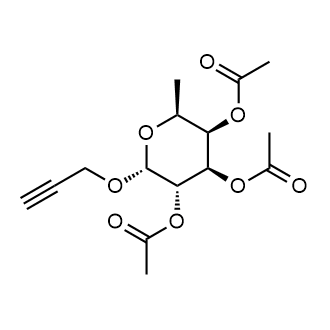 (2S,3R,4R,5S,6R)-2-methyl-6-(prop-2-yn-1-yloxy)tetrahydro-2H-pyran-3,4,5-triyl triacetate|CS-0459523