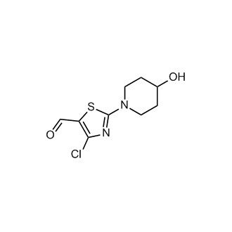4-Chloro-2-(4-hydroxypiperidin-1-yl)thiazole-5-carbaldehyde|CS-0460525