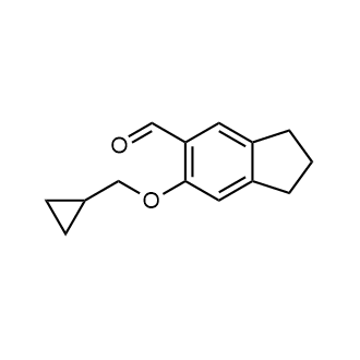 6-(Cyclopropylmethoxy)-2,3-dihydro-1H-indene-5-carbaldehyde|CS-0460672