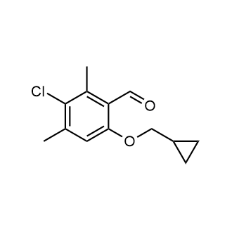3-Chloro-6-(cyclopropylmethoxy)-2,4-dimethylbenzaldehyde|CS-0460732