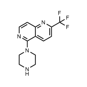 5-(Piperazin-1-yl)-2-(trifluoromethyl)-1,6-naphthyridine|CS-0461078