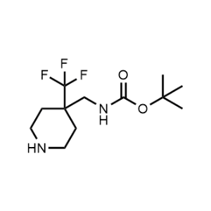 Tert-butyl ((4-(trifluoromethyl)piperidin-4-yl)methyl)carbamate|CS-0461855