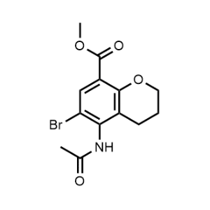 Methyl 5-acetamido-6-bromochromane-8-carboxylate|CS-0462372